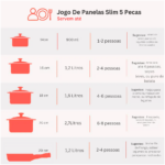 Ceraflame Jogo de Panelas  De Cerâmica Slim 5 Peças - Baunilha - Imagem 5