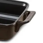 Assadeira Ceraflame Clear Retangular 34x25cm com Alça 3500ml - Chocolate - Imagem 6