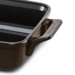 Assadeira Ceraflame Clear Retangular 34x25cm com Alça 3500ml - Chocolate - Imagem 6