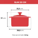 Jogo de Panelas Ceraflame Slim 5 Peças - Indigo - Imagem 8