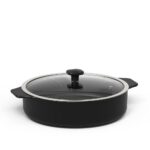 Frigideira Ceraflame  com Alças   Slim 28cm 3200ml  - Preto