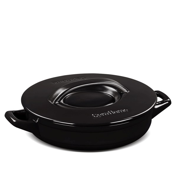 872b2361cdf34663e2c6064091f642aa-1.jpg Caçarola Ceraflame Buffet Duo+ 28cm 2,5 Litros - Preto - Imagem 1