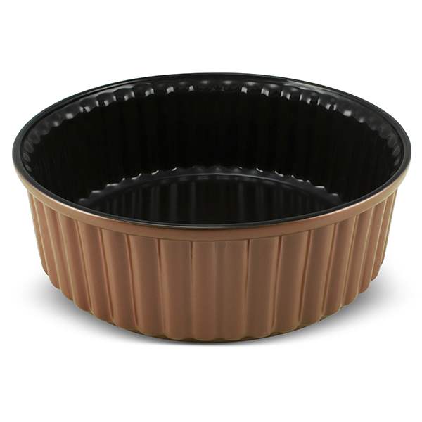 203d68a7beb38e9844f72d3b9c125d03.jpg Forma Ceraflame Para Sufle 22cm 2000ml - Cobre - Imagem 1