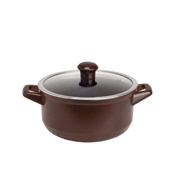 3753759ab54926b13c46da8216e046d8.jpg Caçarola Ceraflame Duo 22cm 3200ml - Chocolate - Imagem 1