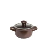 Caçarola Ceraflame Duo 16cm 1,1 Litros - Chocolate