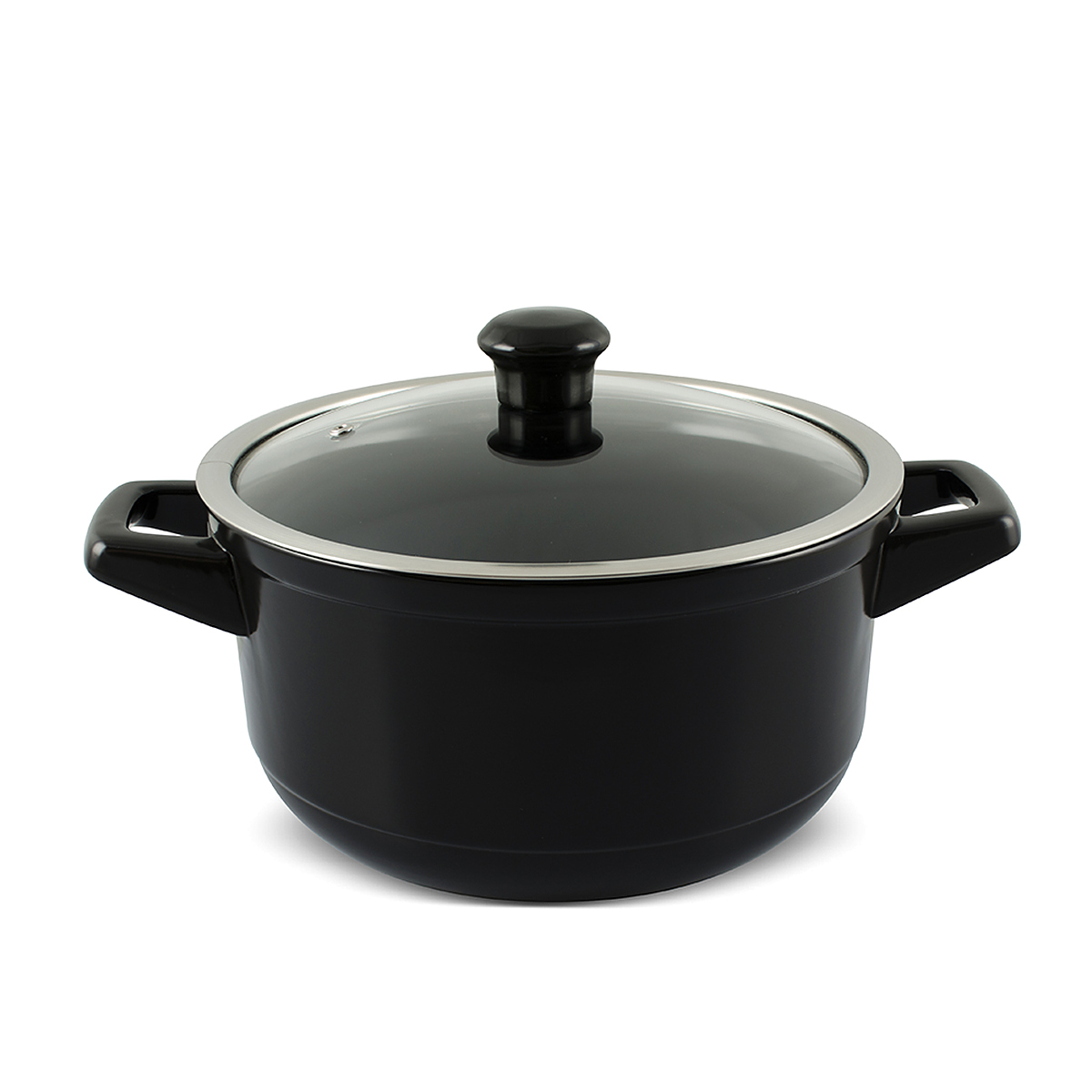 85b3eea9d81339975915c1ae9e5d8749.jpg Caçarola Ceraflame Duo 24cm 4300ml - Preto - Imagem 1